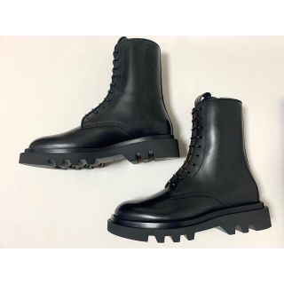 新品《 GIVENCHY ジバンシィ 》レザー レースアップ ブーツ 40