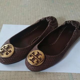 トリーバーチ(Tory Burch)の美品　トリーバーチ　フラットシューズ(バレエシューズ)