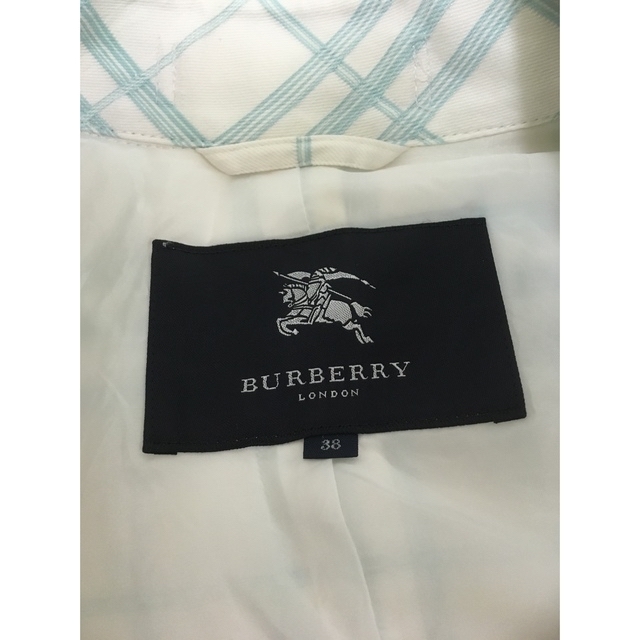 BURBERRY(バーバリー)のBurberryバーバリーロンドン　チェック柄トレンチコート　 レディースのジャケット/アウター(トレンチコート)の商品写真