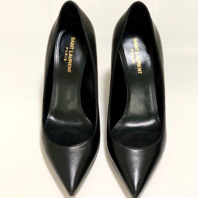 Saint Laurent Paris（サンローラン）ロゴヒール　パンプス