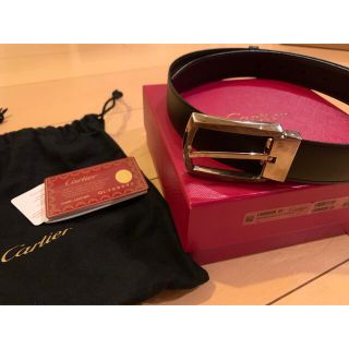 カルティエ(Cartier)のcartier belt ベルト　レザー(ベルト)