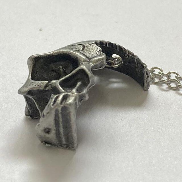 ネックレス メンズ シルバー 銀 スカル ドクロ 骸骨 パンク ロック ラッパー メンズのアクセサリー(ネックレス)の商品写真