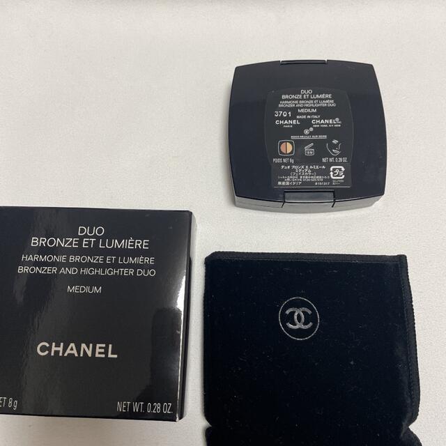 【2024福袋】 CHANEL ルミエール エ ブロンズ デュオ シャネル 一度のみ使用 - フェイスパウダー