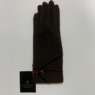 ランバンコレクション(LANVIN COLLECTION)のLANVIN  collection 手袋　レディース　ダークブラウン(手袋)