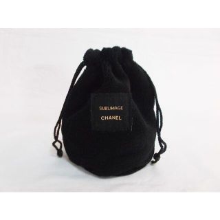 シャネル(CHANEL)の新品未使用 CHANEL シャネル 巾着 ノベルティ ブラック(ポーチ)