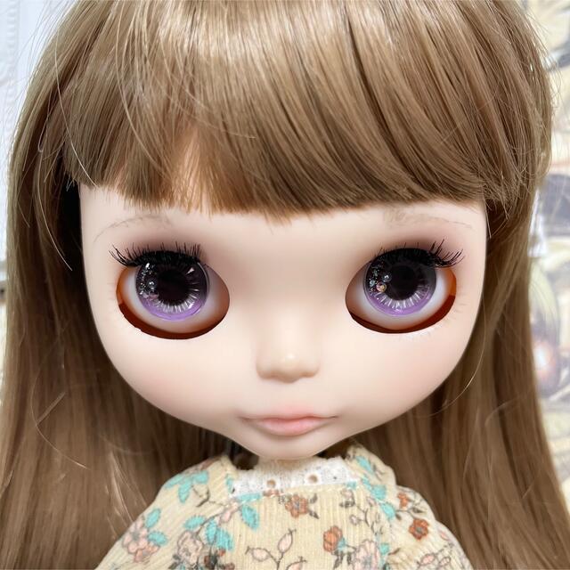 ブライス♡アイチップ  パープルグラデ ハンドメイドのぬいぐるみ/人形(人形)の商品写真