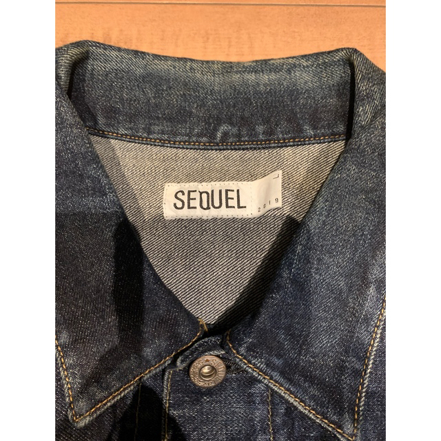 FRAGMENT(フラグメント)のSEQUEL FRAGMENT DAMAGE DENIM JACKET サイズL メンズのジャケット/アウター(Gジャン/デニムジャケット)の商品写真