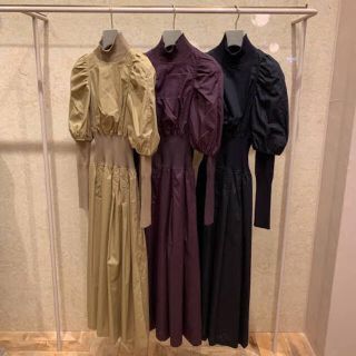 SNIDEL - ドッキングウエストリブワンピースの通販 by shop