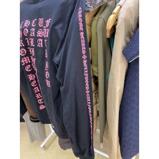 クロムハーツ(Chrome Hearts)のCHROME HEARTS 袖ロゴ バックプリント ロンT Tシャツ(Tシャツ/カットソー(七分/長袖))