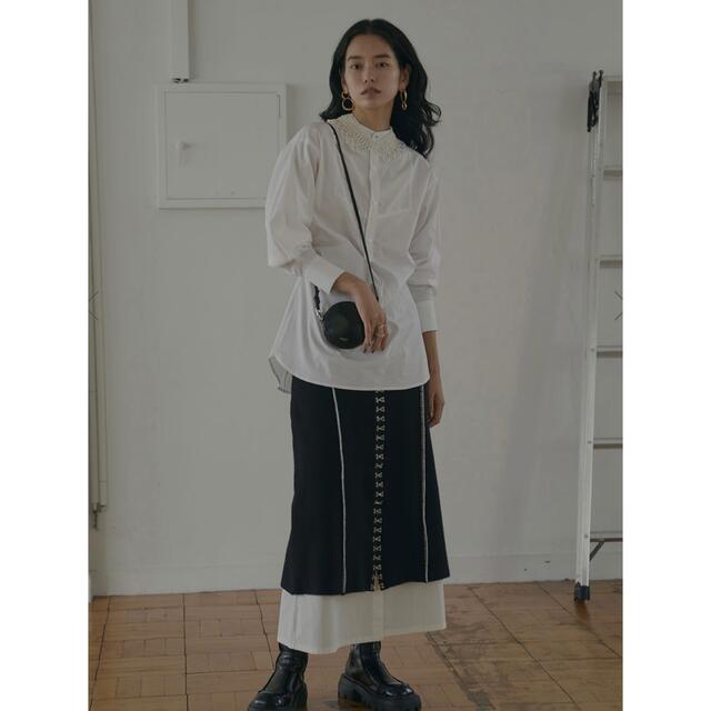 正規品新品ameri SHIRT DOCKING HOOK KNIT SKIRT