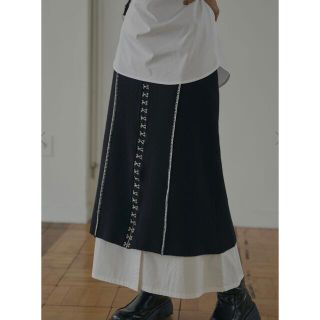 Ameri SHIRT DOCKING HOOK KNIT SKIRT Sサイズ