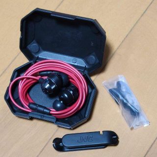 ケンウッド(KENWOOD)の【美品】JVC　インナーイヤーヘッドホン　HA-FX33X-BR(ヘッドフォン/イヤフォン)