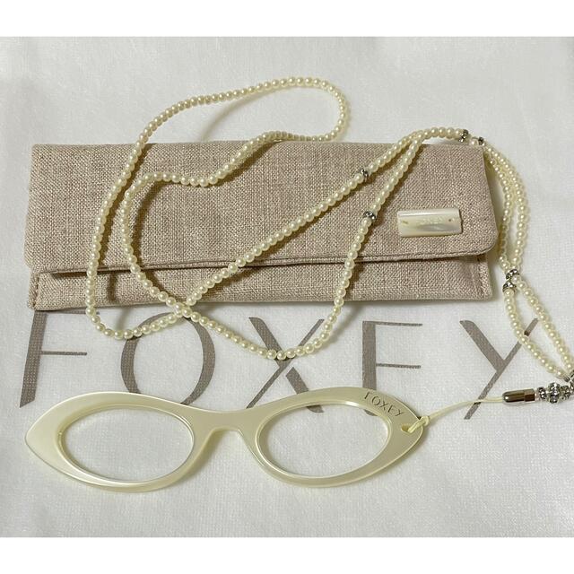 FOXEY リーディンググラス ネックレス-