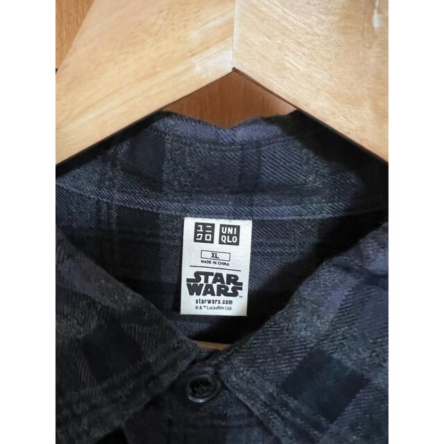 UNIQLO(ユニクロ)の激安！！スターウォーズx UNIQLOコラボ　ネルシャツ　XL メンズのトップス(シャツ)の商品写真