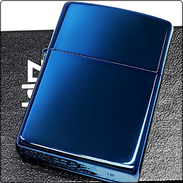 ZIPPO(ジッポー)の『送料無料』新品◇ZIPPO◇PVD サファイアブルー◇ジッポ メンズのファッション小物(タバコグッズ)の商品写真