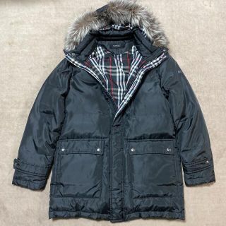 バーバリーブラックレーベル(BURBERRY BLACK LABEL)の【はるさん様専用　ブラックレーベル】ダウン95%&フォックスファーダウンコート(ダウンジャケット)