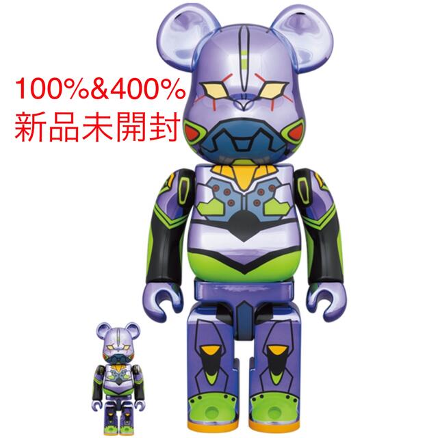 BE@RBRICK エヴァンゲリオン CHROME 100％ & 400％ピカチュウ