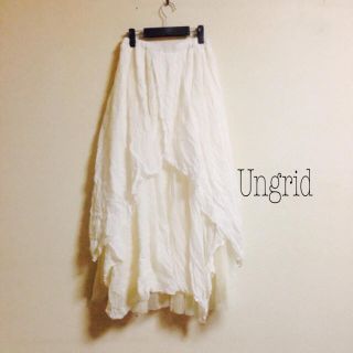 アングリッド(Ungrid)のUngrid ガーゼフレアマキシスカート(ロングスカート)