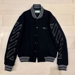 オフホワイト(OFF-WHITE)のsj様専用18AW off-white 3Dラインスタジャン ボンバージャケット(スタジャン)