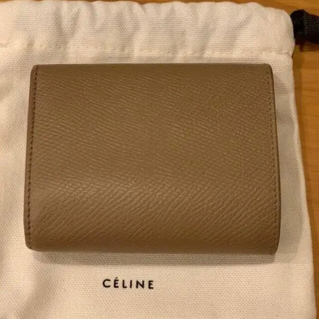 新品 値下げ Celine セリーヌ 三つ折財布