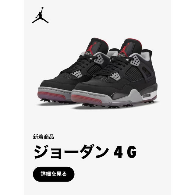 NIKE(ナイキ)のAIR JORDAN 4 GOLF 27cm メンズの靴/シューズ(スニーカー)の商品写真