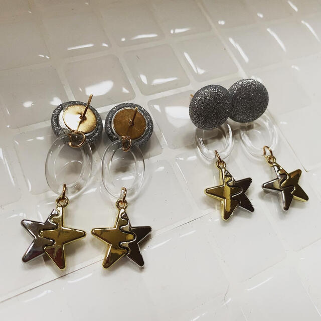 starピアス☆ レディースのアクセサリー(ピアス)の商品写真