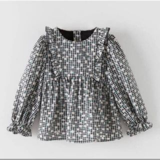 ZARA ブラウス　86 ギンガムチェック(ブラウス)