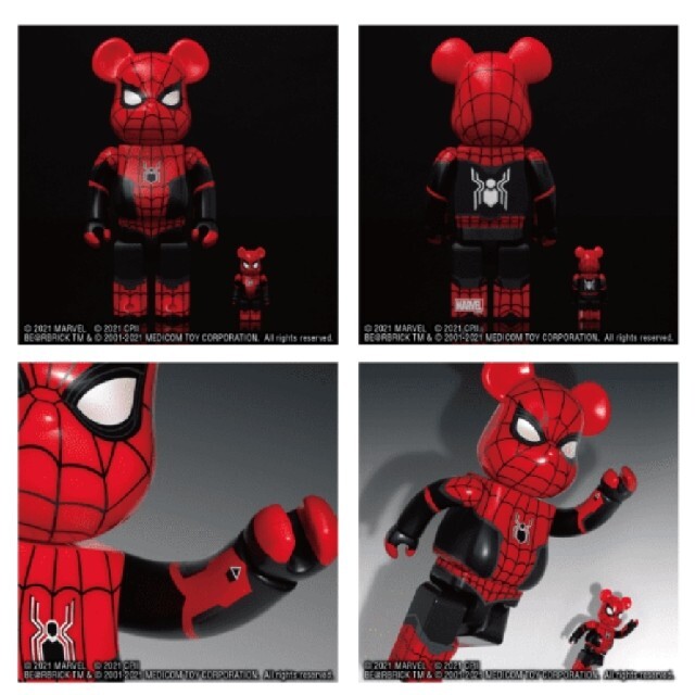 BE@RBRICK SPIDER-MAN UPGRADED SUIT 100%