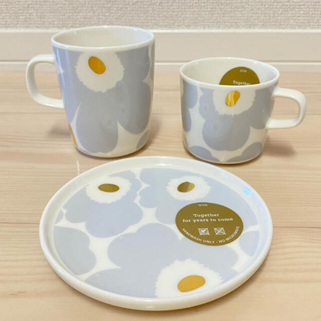 marimekko マリメッコ  マグ　コップ　アイシーグレーoshinco新品未使用