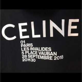 celine - CELINE(セリーヌ)19SS バックロゴプリントプルオーバー