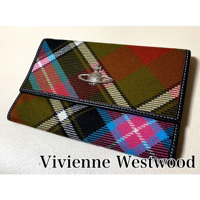 Vivienne Westwood(ヴィヴィアンウエストウッド)のVivienne Westwood ☆ チェック柄 三つ折り サイフ レディースのファッション小物(財布)の商品写真