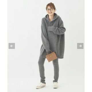 プラージュ(Plage)のplage◇les Tendre BIG HOODIE ＆ニットレギンス◇セット(ニット/セーター)