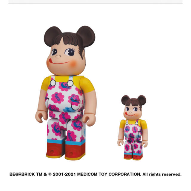 BE＠RBRICK ペコちゃん ミルキー70周年デザイン 100％ & 400％エンタメ/ホビー