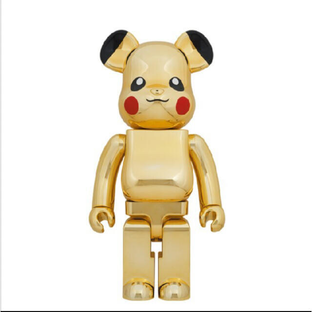 DisneyBE@RBRICK ピカチュウ  GOLD CHROME Ver.1000％