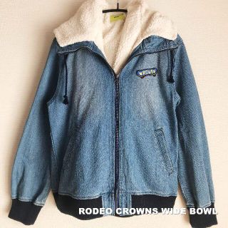 ロデオクラウンズワイドボウル(RODEO CROWNS WIDE BOWL)の【RODEO CROWNS】ロデオクラウンズ ボア着脱可能 ボアデニムジャケット(Gジャン/デニムジャケット)