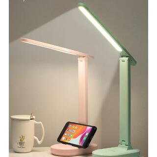 LED 卓上ライト 読書灯 ベッドライト 3段調色 USB式 スマホ充電可(テーブルスタンド)