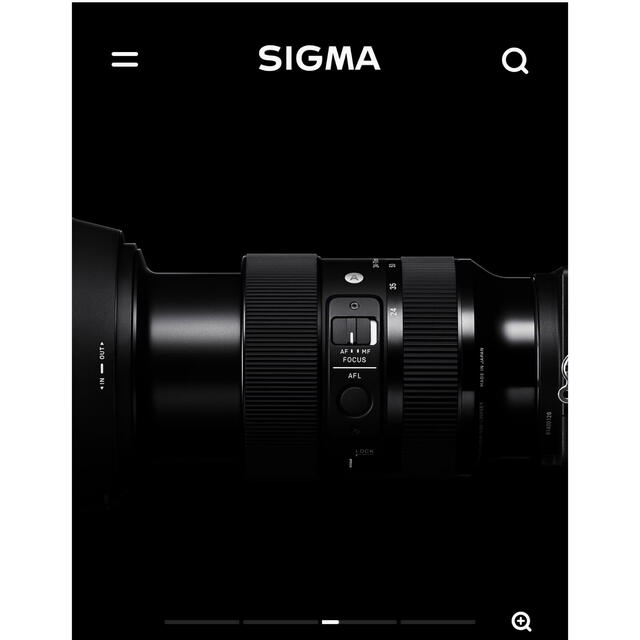 SIGMA(シグマ)の新品未開封 SIGMA シグマ 24-70mm F2.8 DG DN | Art スマホ/家電/カメラのカメラ(レンズ(ズーム))の商品写真