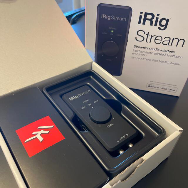 DTM/DAW 超美品！iRig Stream + 専用ACアダプタとオーディオケーブル ...