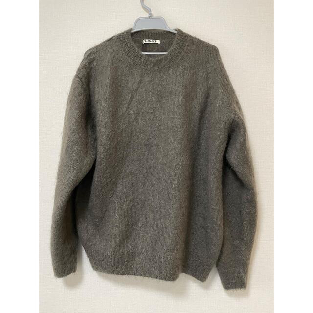 AURALEE BRUSHED SUPER KID MOHAIR KNIT  メンズのトップス(ニット/セーター)の商品写真