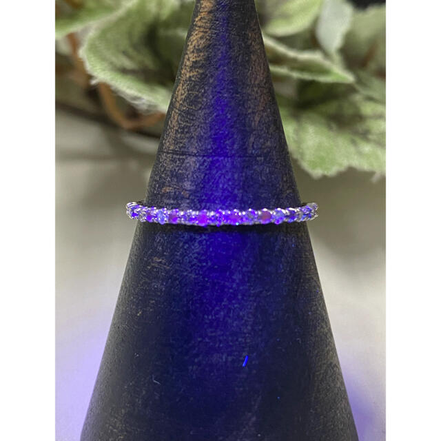 美品 Pt950 アウイナイト計0.05ct ダイヤ計0.09ct リング 指輪 信用