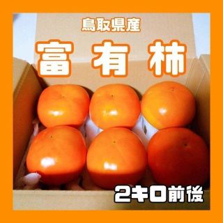 ❤️鳥取県産❤️富有柿　ふゆうがき　2kg前後　60サイズ　とりたて　5〜7玉(フルーツ)