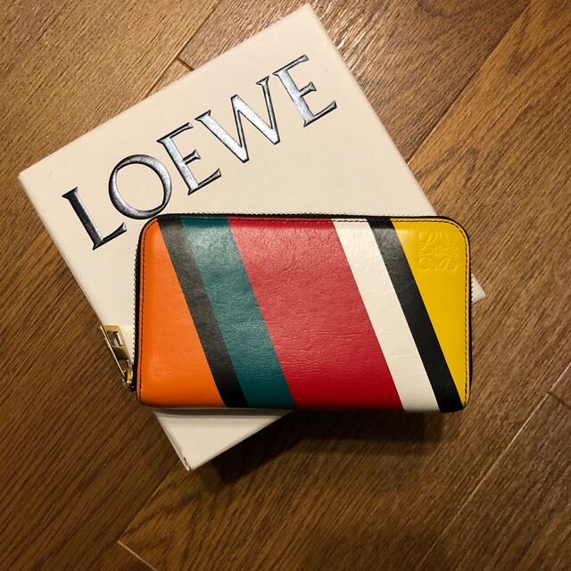 レディース【正規店購入】ロエベLoewe財布Zipウォレットマルチカラー