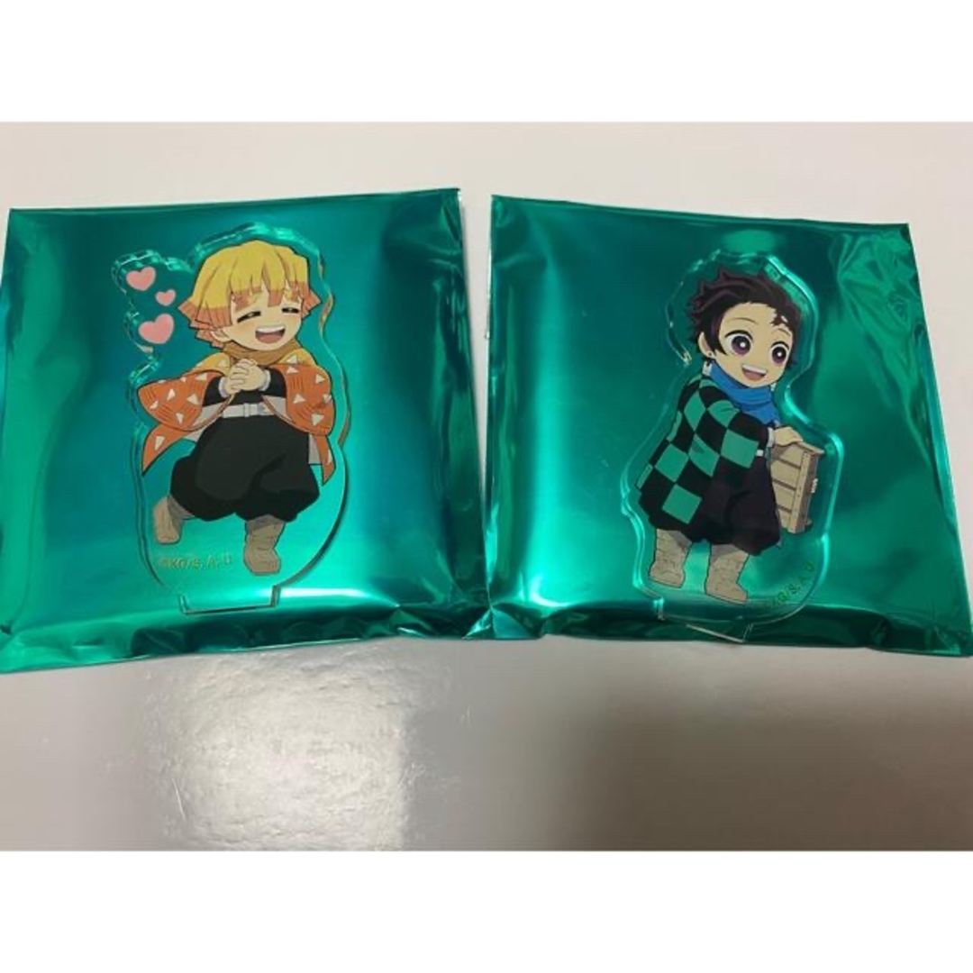 ジャンプフェスタ 鬼滅の刃 アクリルマスコット 竈門炭治郎＊我妻善逸 エンタメ/ホビーのアニメグッズ(その他)の商品写真