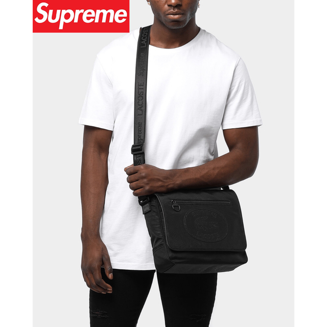 SUPREME LACOSTE ショルダーバッグ 日本超高品質 radimmune.com