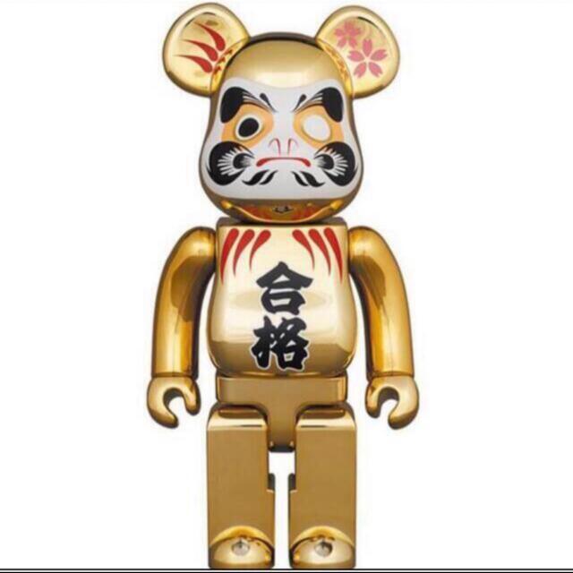 フィギュアBE@RBRICK 達磨 合格 金メッキ 弐 400％