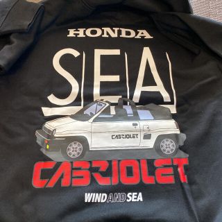 新品未使用 WINDANDSEA HONDA フーディー　M