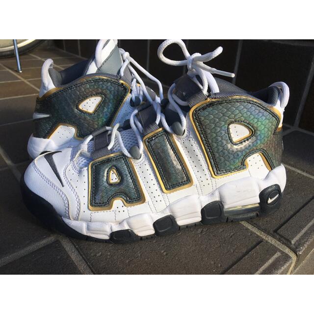 美品 レア 海外限定 NIKE GS AIR MORE UPTEMPO 24cm