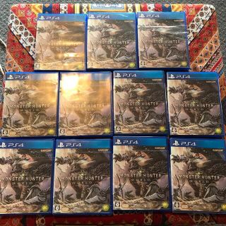 ソニー(SONY)のPS4 ソフト　モンスターハンター ワールド 新古品 11本セット(家庭用ゲームソフト)