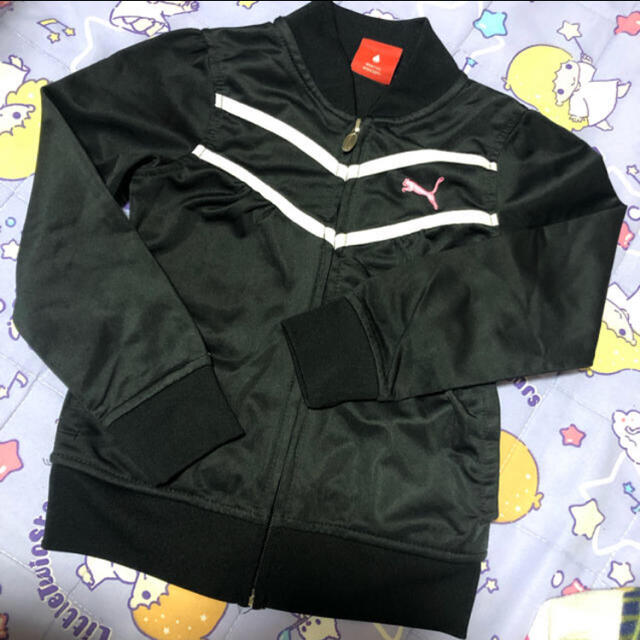 PUMA プーマ キッズ ジャージ 140 ジップアップパーカー 上着 フード