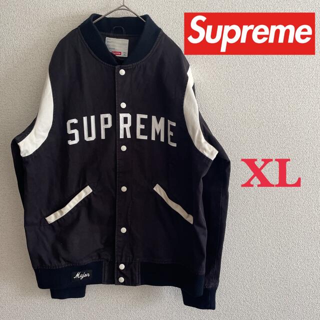 supreme スタジャン　黒　XL  2011SSモデル